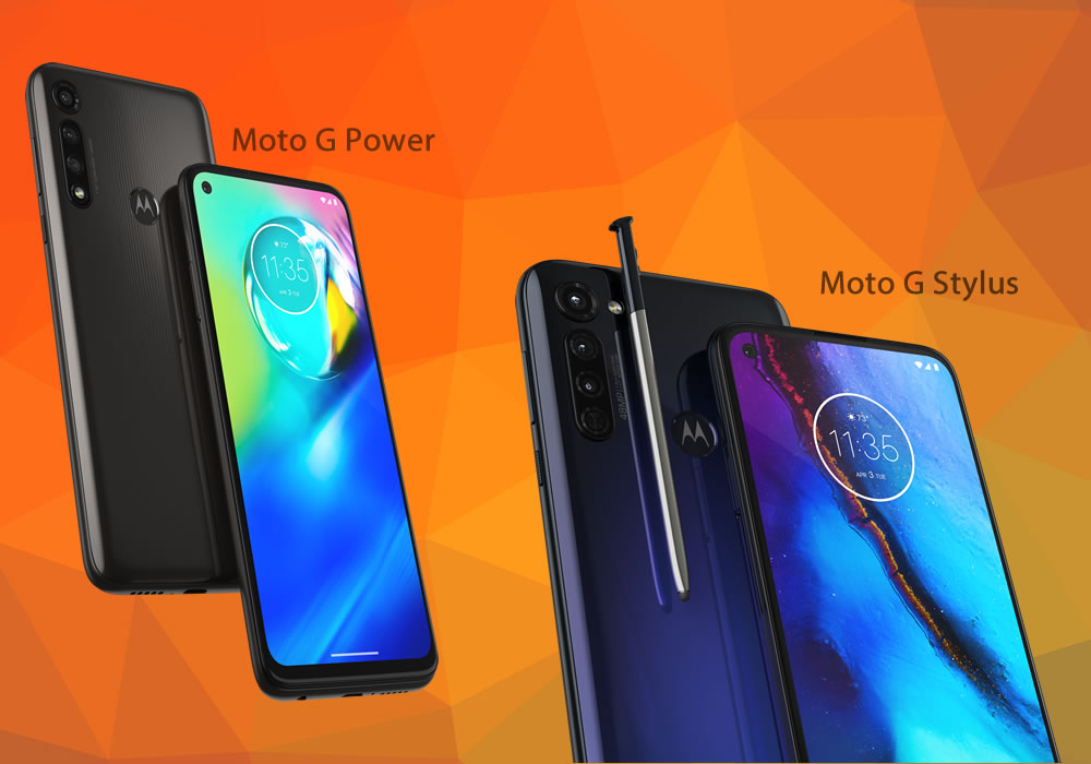 Moto g stylus and Moto g power 