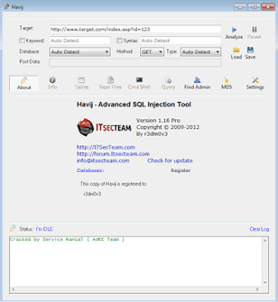 hacking using havij2