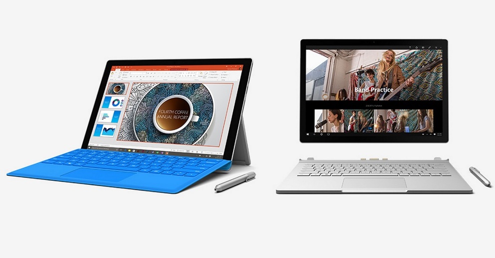 surface pro 4 surface book